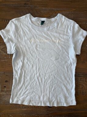 Main Character Energy Baby Blue Women's Crew Tee Soft Spring Summer Y2K festival